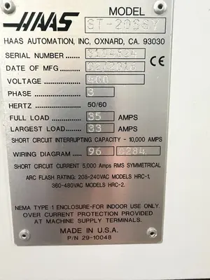 Used HAAS ST20SSY CNC Lathes Illinois US | Aucto #1307353