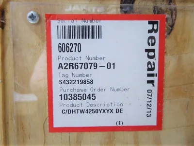Flowserve A2R67079-01 Pusher Type Mechanical Seal C/DHTW4250YXYX DE New NIB