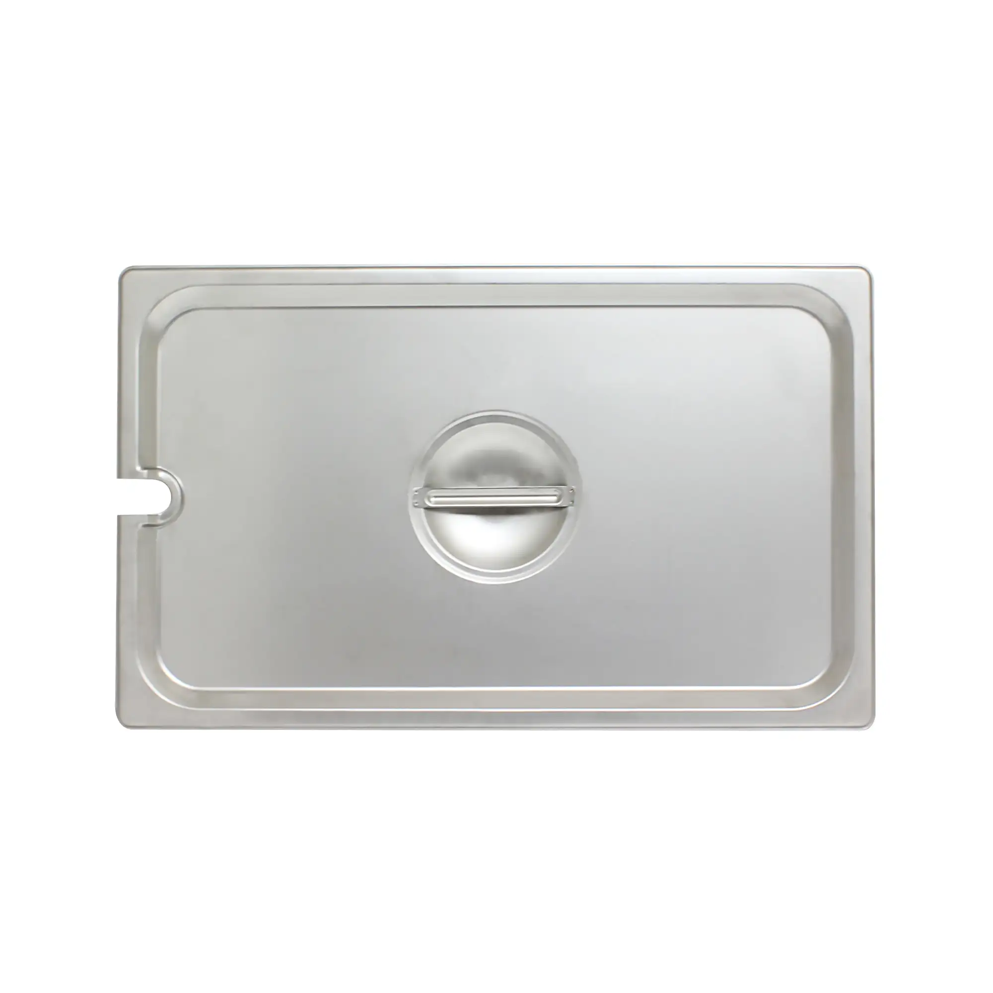 Thunder Group STPA5000CS Full Size Steam Pan Cover - Notched, Stainless - 12, (each)