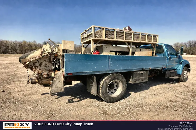 Used 2005 FORD F650 CITY PUMP TRUCK Concrete Mixer Trucks Pennsylvania US | Proxy Equipment #1378189