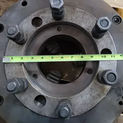 3 JAW CHUCK, LATHE, 15.75IN DIAMETER, 5-1/4IN THROUGH HOLE