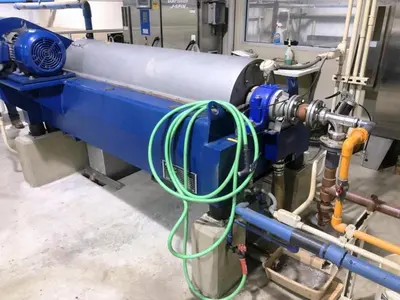 (2) US Filter/Hiller JS-1500ED decanter centrifuges, 316SS.