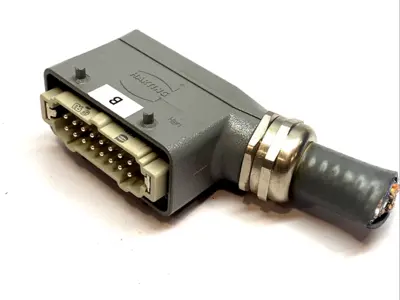 Used HARTING SIDE ENTRY HOOD W/ 09330162601 INSERT CONNECTOR Connector Accessories | Maverick Industrial Sales #1105216
