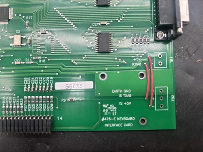 Thompson Scale 476-E Display & Keyboard interface board