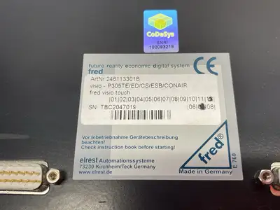 USED CONAIR TRUEBLEND™ GRAVIMETRIC BATCH BLENDER HMI DISPLAY INTERFACE MODULE