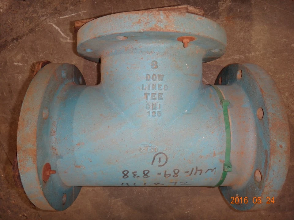 8" Saran Lined Dow Tee, 125
