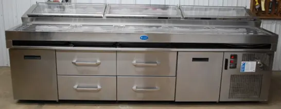 142-1247 Randell 120 Inch Domino’s Pizza Prep Table Cooler