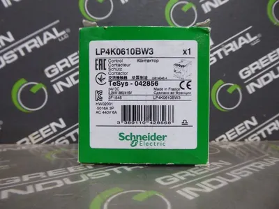 Schneider Electric LP4K0610BW3 Control Contactor 24VDC 3kW Max. 3HP New NIB