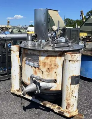 Tolhurst 48 x 24 Batch-O-Matic perforate basket centrifuge, 316L SS.