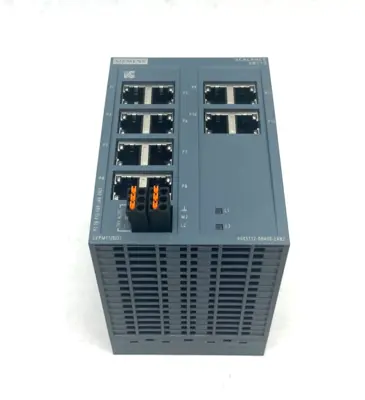 USED SIEMENS SCALANCE XB112 UNMANAGED IE ETHERNET SWITCH