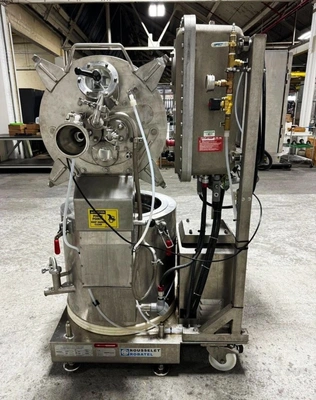 Rousselet Robatel RC-40 VXKSAR gas-tight perforate basket centrifuge, Hastelloy C-22.