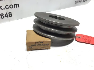 Dodge Taper Lock Sheave Bushing Double Groove Pulley 1610 1-9/16