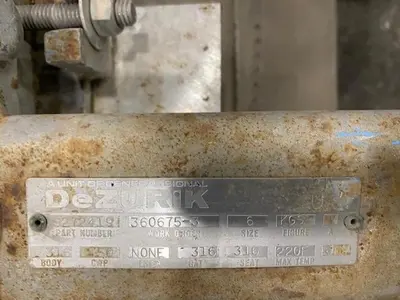 USED DEZURIK KNIFE GATE