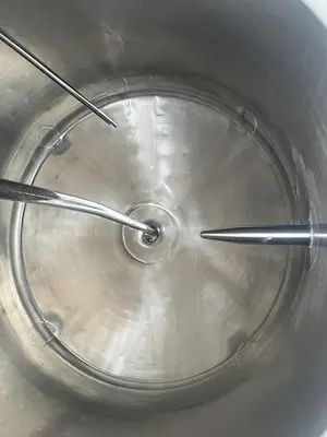 Reactor, 40 Gallon (150 Liters), 316L Stainless Steel, Jacketed, 45 PSI Internal #S745425