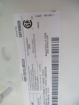 USED 2020 DOMETIC RM1350SLM/RM1350SLMSS