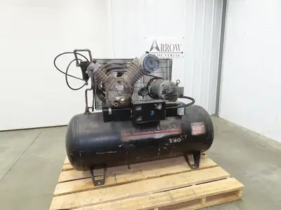 Ingersoll Rand Reciprocating Air Compressor 35 CFM 10 HP 230/460V 3 Ph 120 Gal