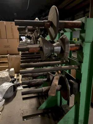 20 STAND X 2.5" ARBOR X 30" PEARSON RAKE & GUTTER ROLLFORMER. STOCK # 0733022