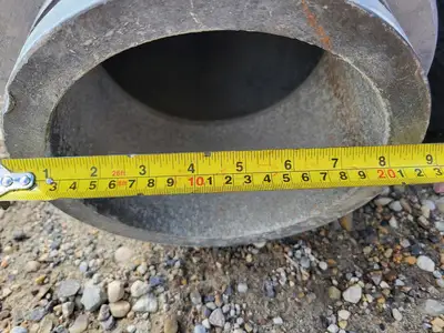 8" x 50 ft Mining Lay Flat Hose w/ Coupling