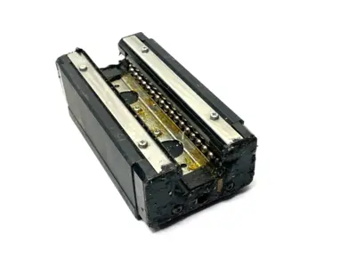 USED THK LINEAR GUIDE BLOCK 45MM H 60MM W DAMAGED END SEAL SHELFWARE