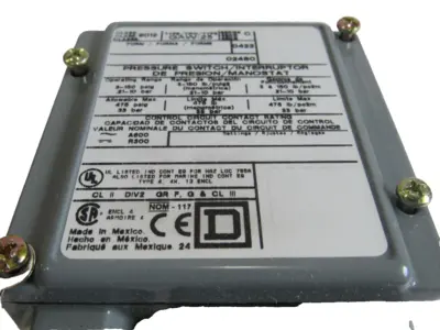 NEW SQUARE D 9012GAW-25 PRESSURE SWITCH SER. C 9012GAW25