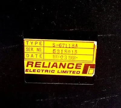 USED RELIANCE ELECTRIC S-67118A OUTPUT MODULE S67118A