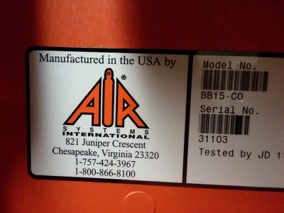 AIR SYSTEMS INTERNATIONAL BB15-CO Testers, Miscellaneous | Rock Solid Tools (4)