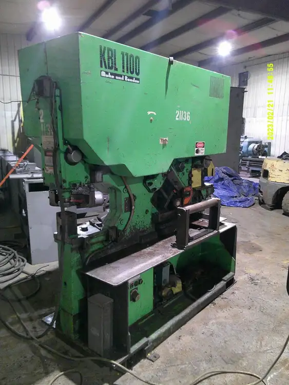 Used 1900 MUBEA KBL-1100 Ironworkers Virginia US | Revelation Machinery #402618