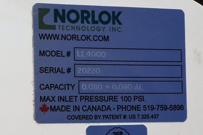 Used 2020 Norlok Technology LL4000 Clinching Machines New Jersey US | Machinery Values #1266775