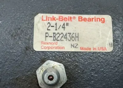 NEW REXNORD P-B22436H LINK-BELT PILLOW BLOCK BEARING 2-1/4"
