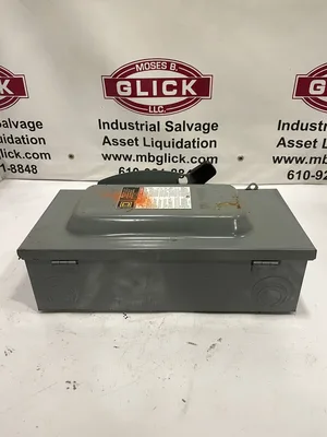Square D D223N 100A Fusible Safety Disconnect Switch 240VAC