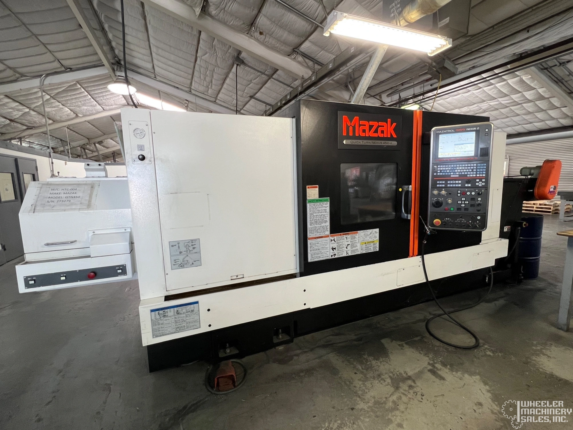 2016 MAZAK Nexus Quick Turn Nexus 450-II CNC Lathe #8221
