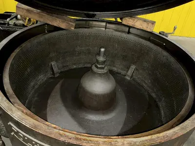 48" WIDE TOLHURST MODEL #48 CHIP SPINNER & OIL SEPARATING CENTRIFUGE : YOBRO #25010
