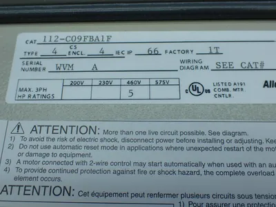 NEW ALLENBRADLEY 112C09FBA1F
