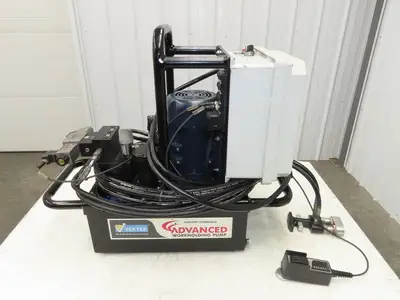 Vektek Advanced Hydraulic Workholding Pump Power Unit 2-Stage 5Gal 5000psi 120V