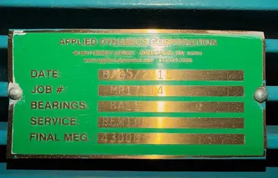 USED GE MOTORS SKAF445SS370P