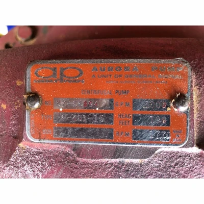 Aurora Fire Pump System