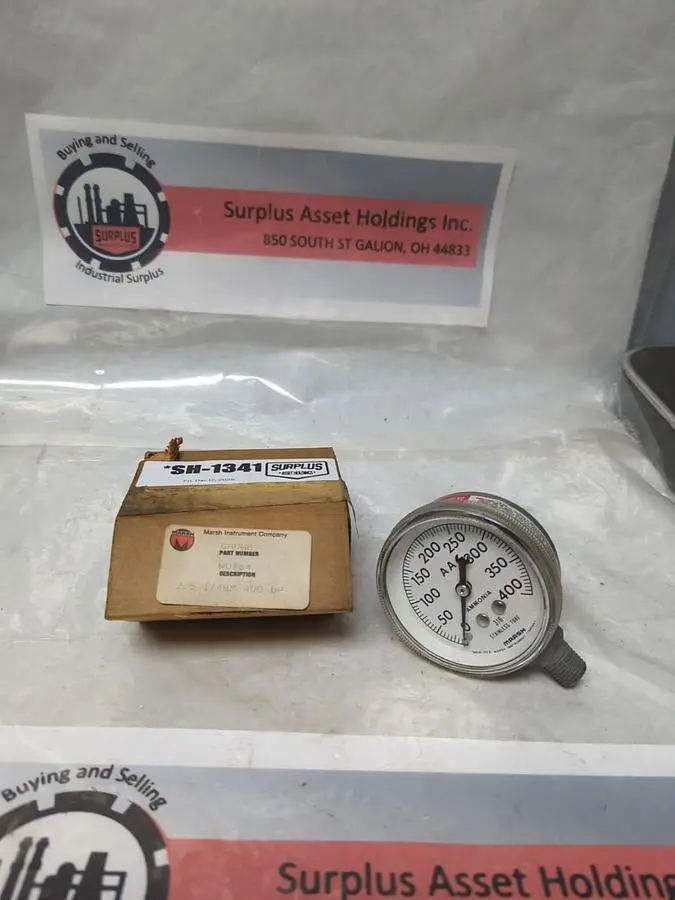 New | in-Stock MARSH W0164 Universal Pressure Meters Ohio US | Surplus Asset Holdings #1226048