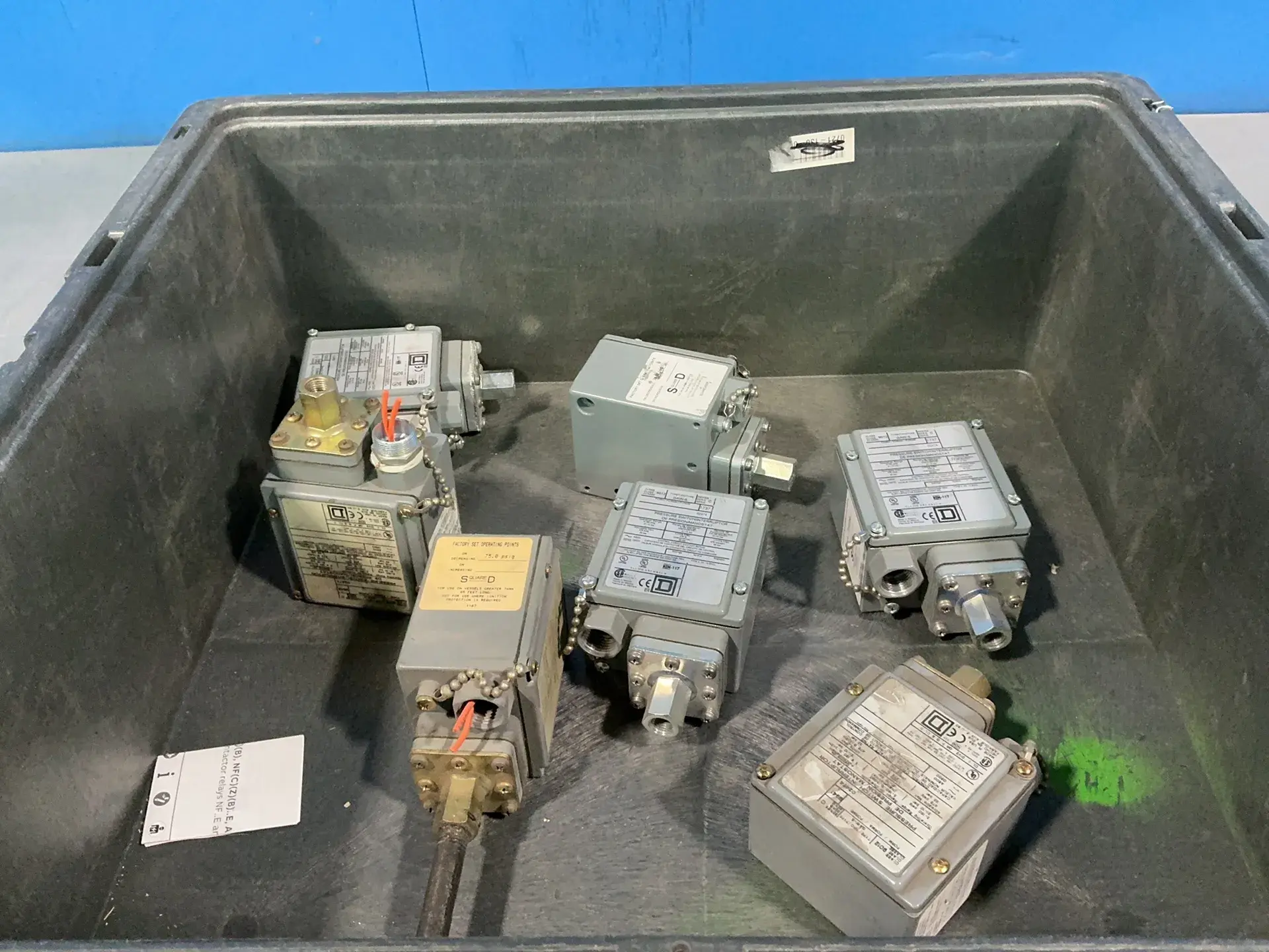 Used SQUARE D GAW5 Pressure Switches Ohio US | HGR 24 #1478079