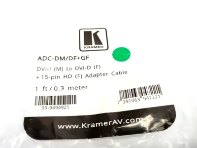 New | in-Stock Kramer ADC-DM/DF+GF Connector Accessories Michigan US | Maverick Industrial Sales #1463028