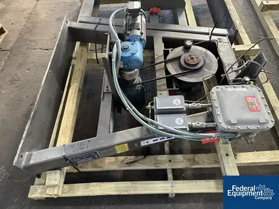 USED Gemco 30 Cu Ft Gemco Double Cone Blender with Bar and Stands