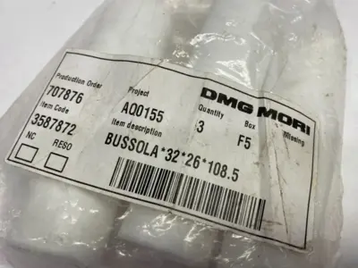 NEW DMG MORI PLASTIC TUBE 32X26X108.5