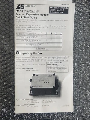 NEW Accu-Sort 1000005848