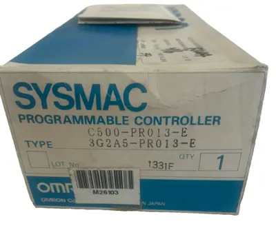 NEW OMRON 3G2A5-PRO13E PROGRAMMABLE CONTROLLER C500-PR013-E 3G2A5PRO13E