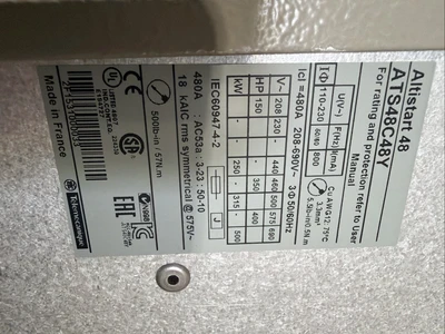 NEW Schneider Electric ATS48C48Y
