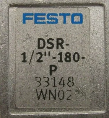 NEW FESTO DSR-1/2"-180-P SEMI ROTARY DRIVE DSR12180P 33148 WN02