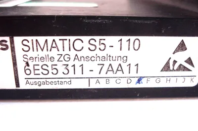 SIEMENS SIMATIC S5-110 6ES5-311-7AA11 MODULE 6ES53117AA11