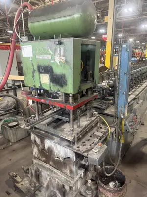 20 TON PNEUPOWR AIRAM MODEL #4P20 PNEUMATIC PRESS 3” STROKE: YOBRO #24858