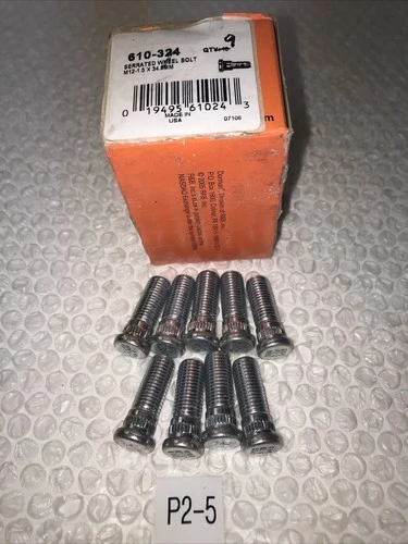 **Dorman 610-324 Serrated Wheel Bolt  (Lot Of 9)#