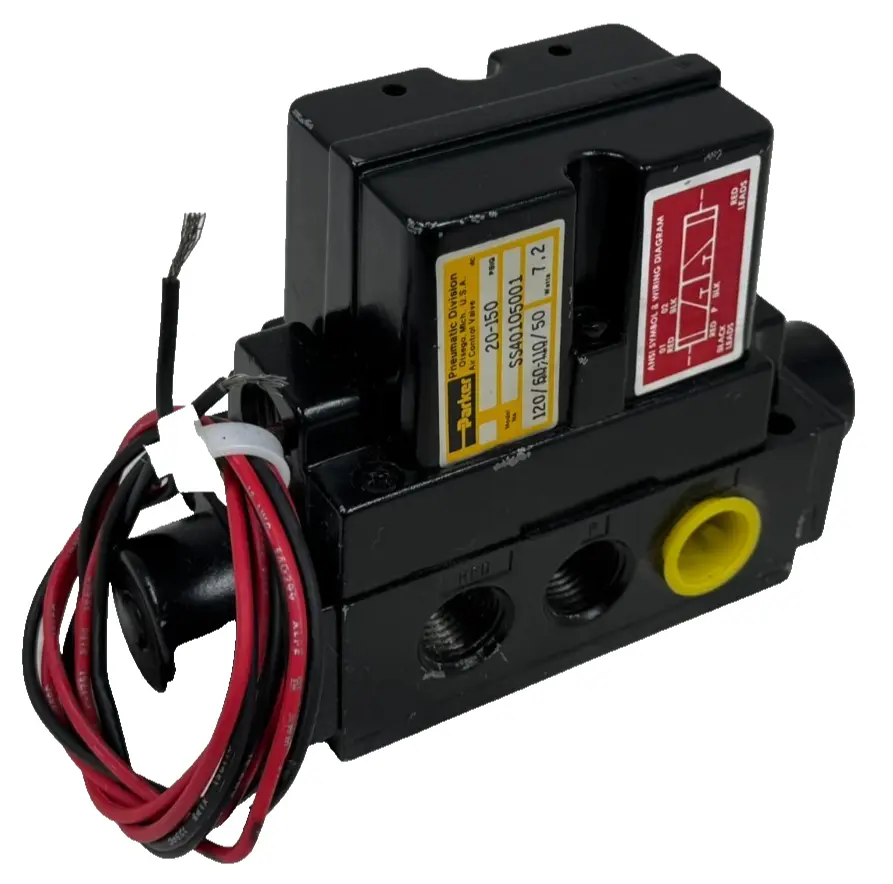 NEW PARKER SS40105001 SOLENOID VALVE 110/120V 50/60HZ 7.2W 20-150PSIG
