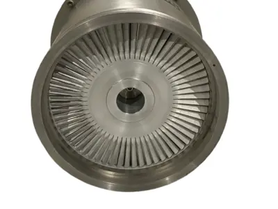 USED LEYBOLD STAINLESS STEEL TURBOVAC VACUUM PUMP